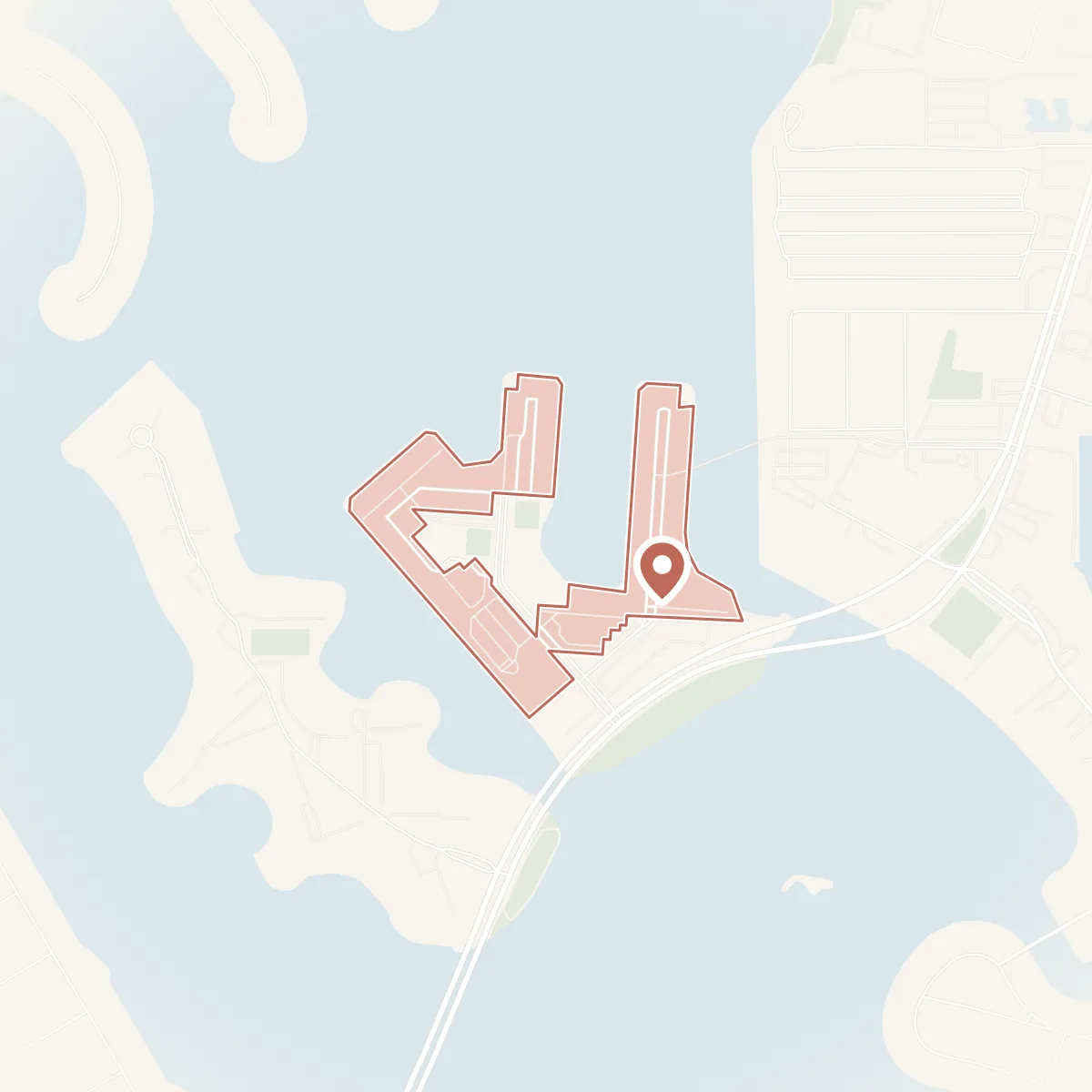 Map of Bay Island
