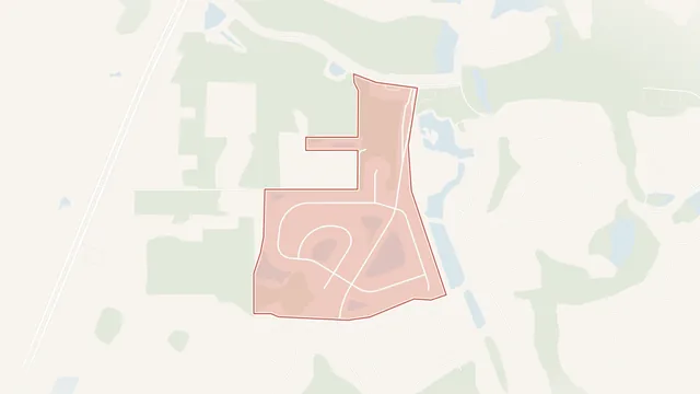 Map of Cascades at Southern Hills