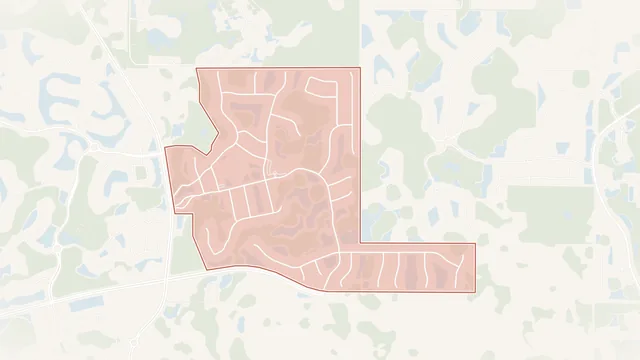 Map of Esplanade at Wiregrass Ranch