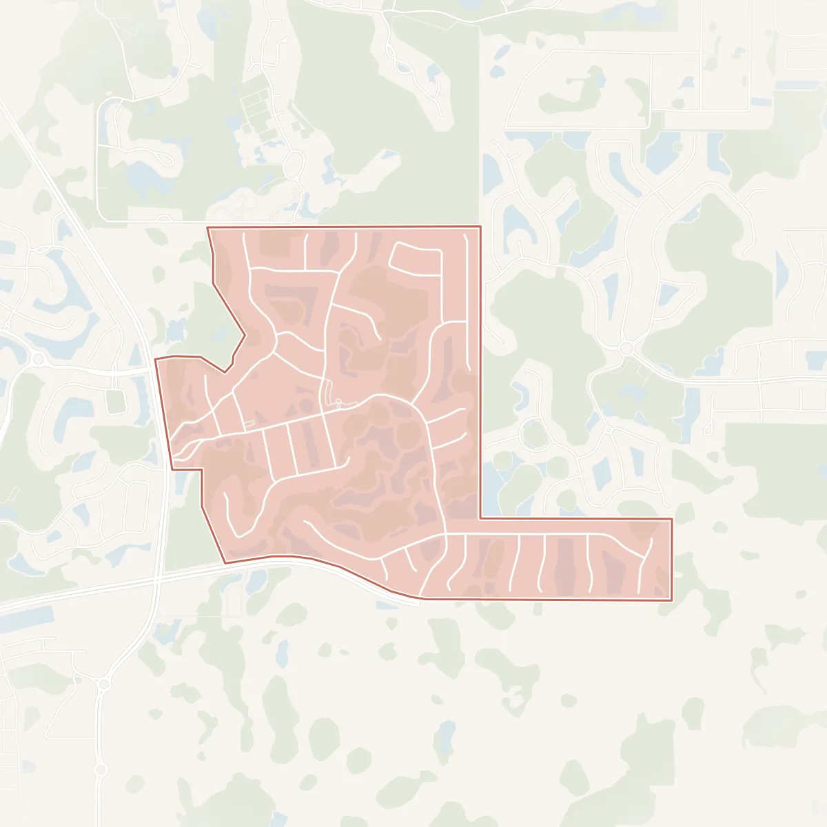 Map of Esplanade at Wiregrass Ranch