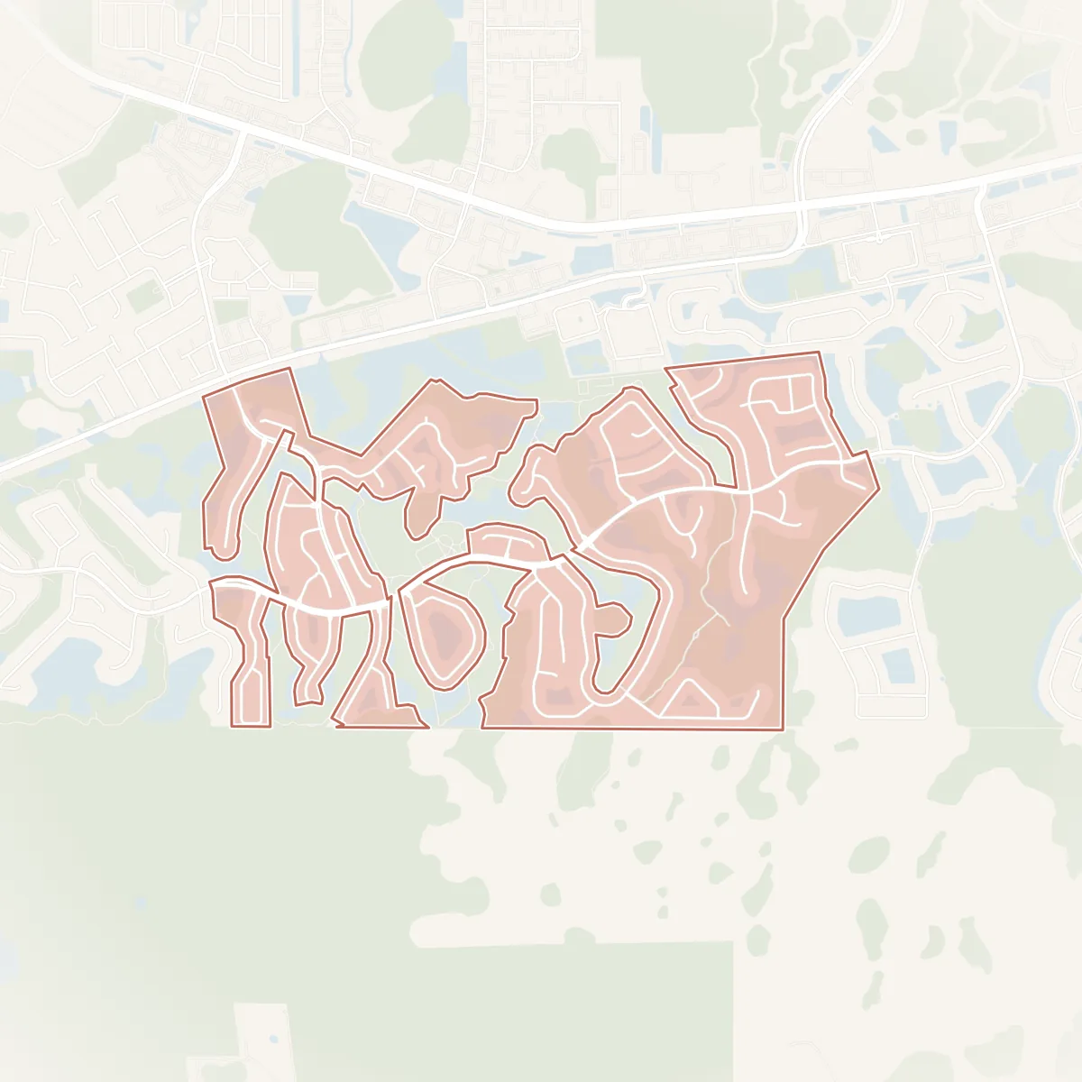 Map of Heritage Springs