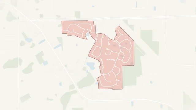 Map of Meadowcrest