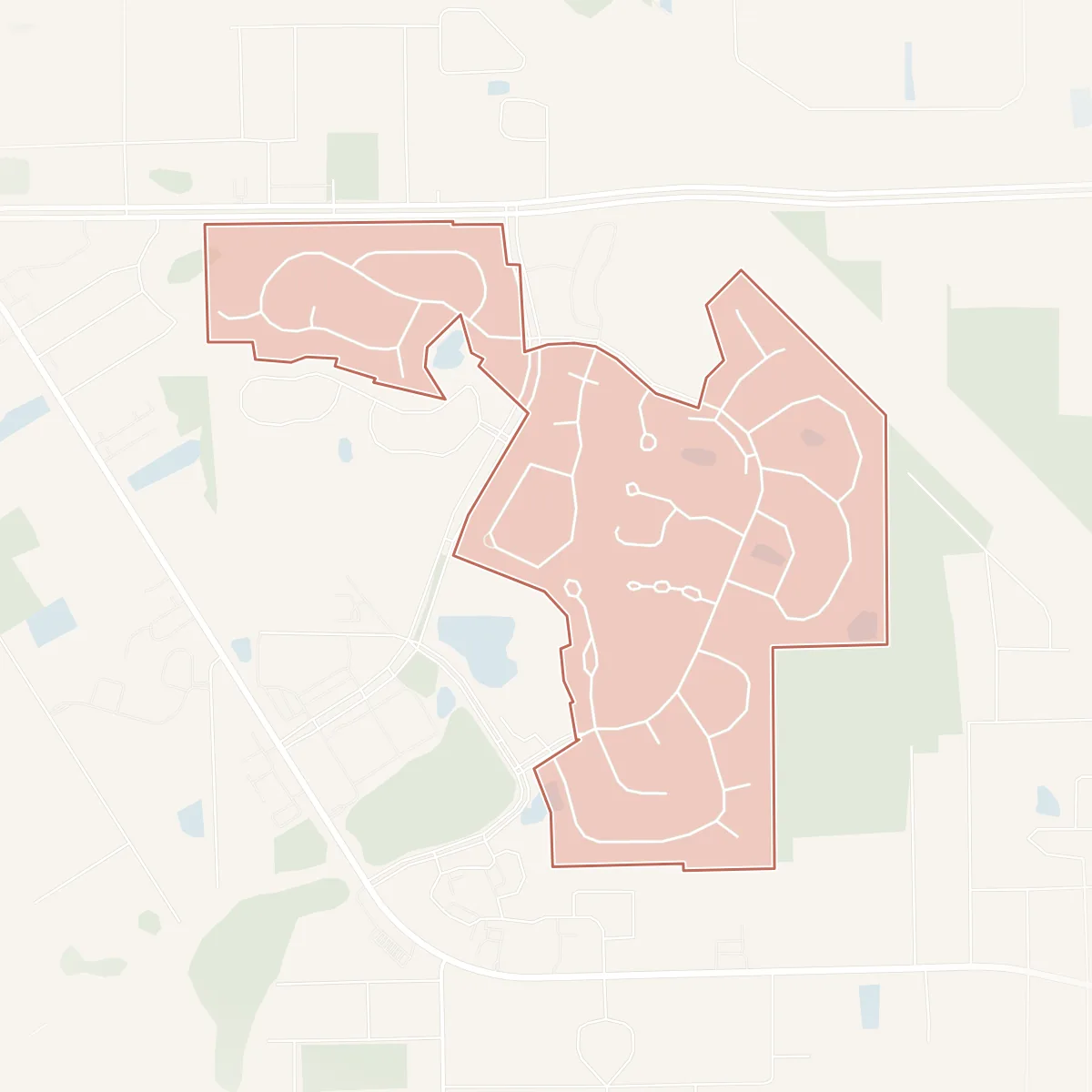 Map of Meadowcrest