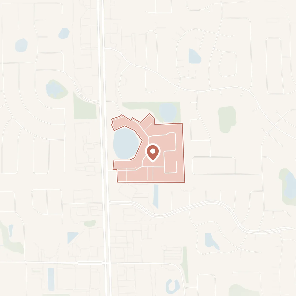 Map of Pine Ridge at Palm Harbor