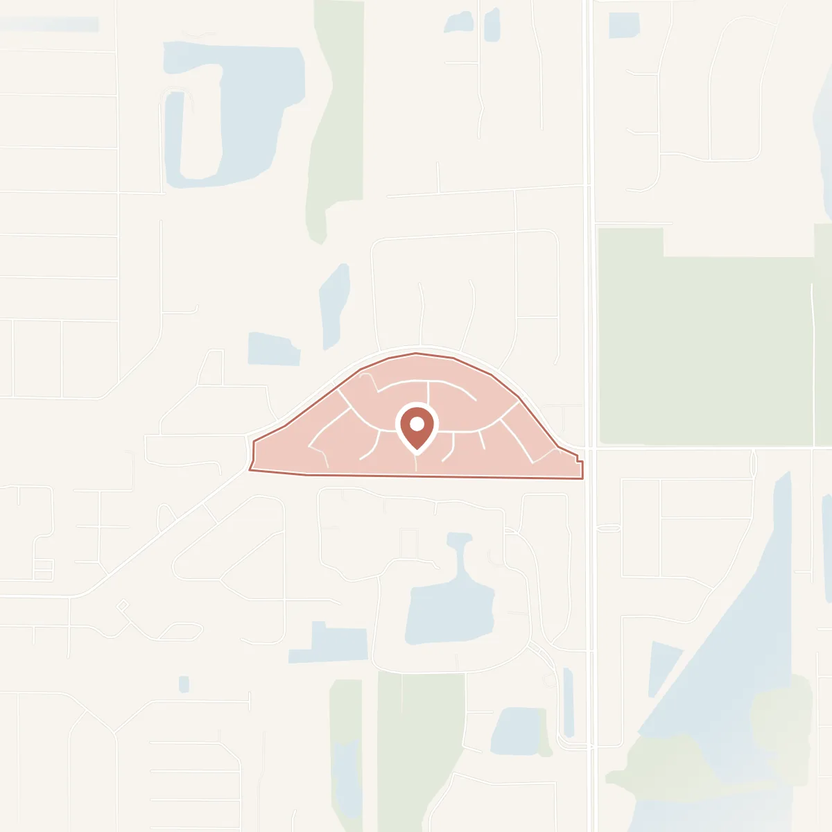 Map of Scotsdale Cluster Condominiums