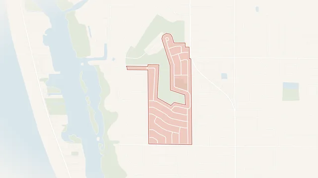 Map of Tamarac By The Gulf