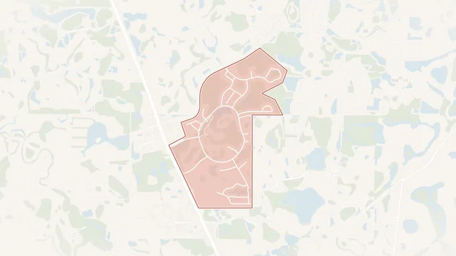 Map of The Groves Golf and Country Club