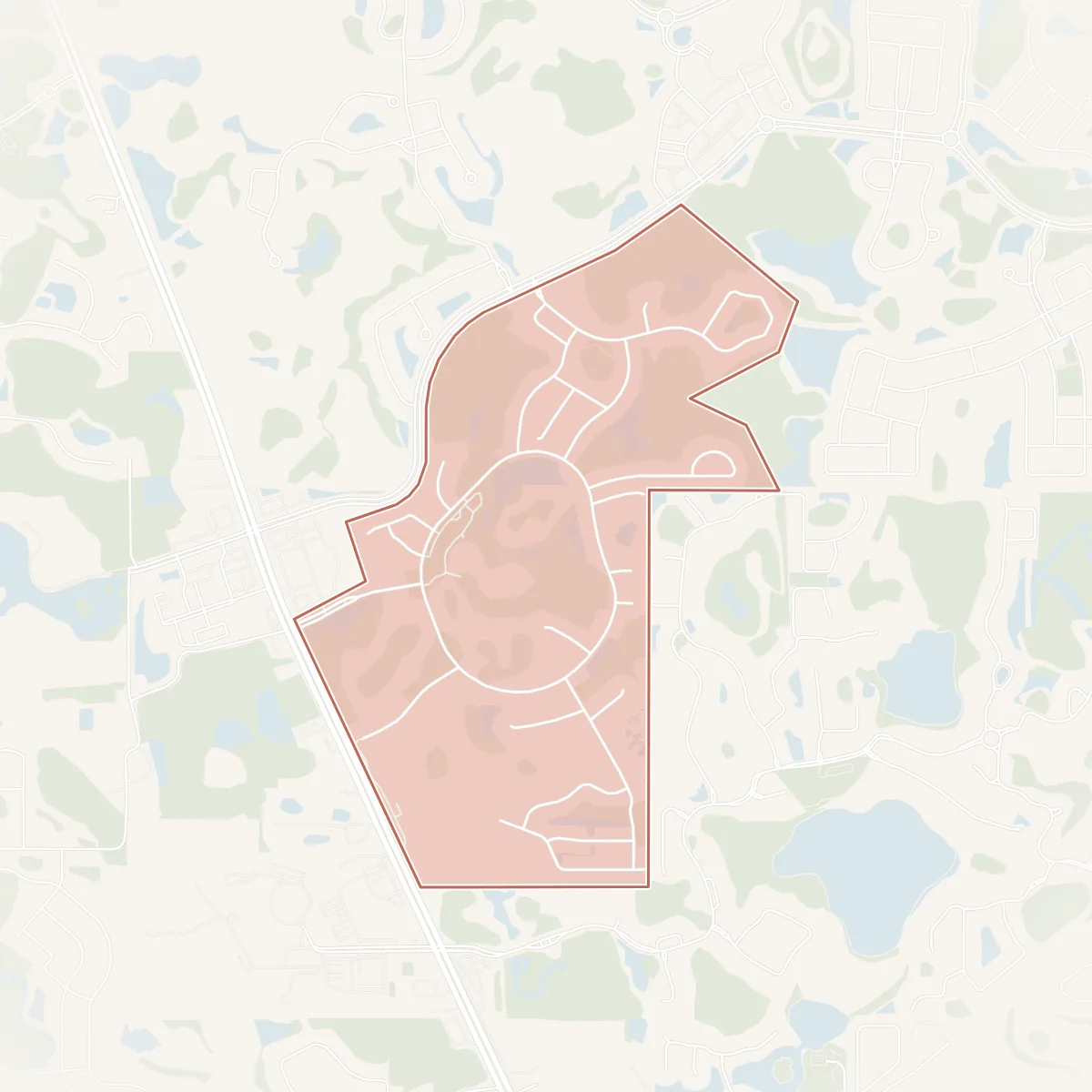 Map of The Groves Golf and Country Club