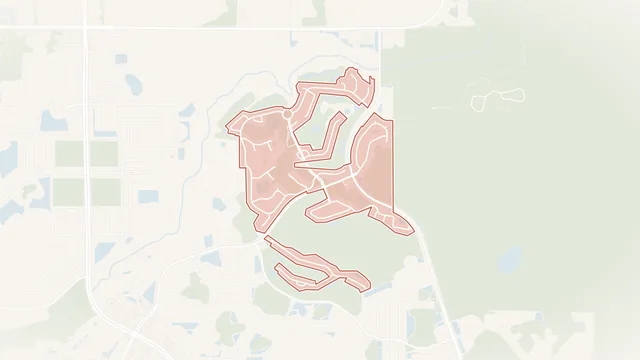 Map of Timber Greens