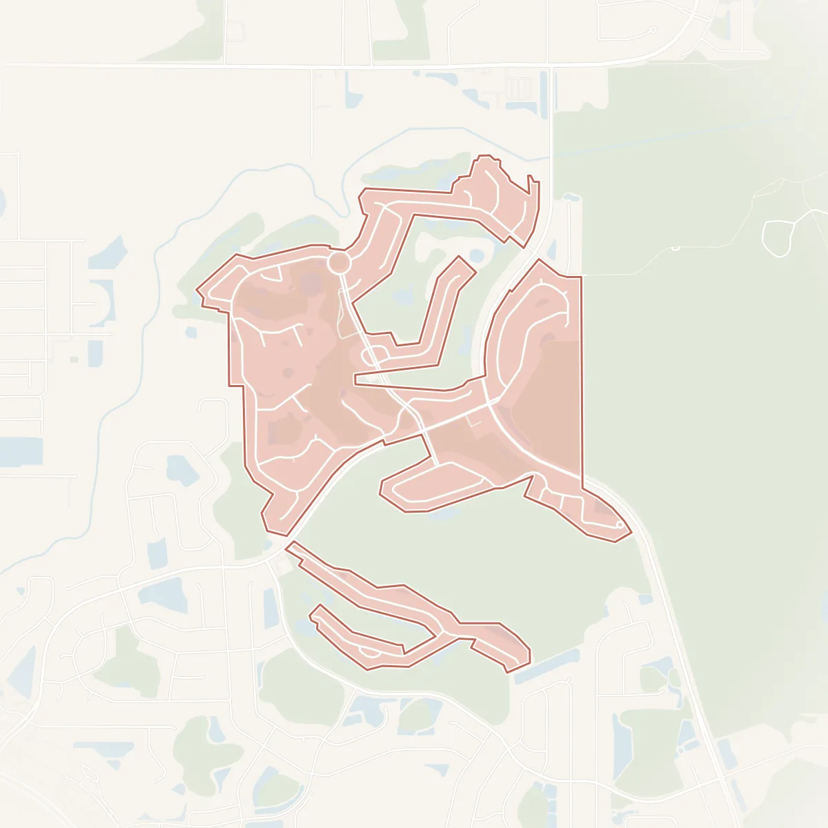 Map of Timber Greens