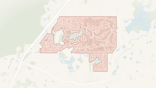 Map of Timber Pines