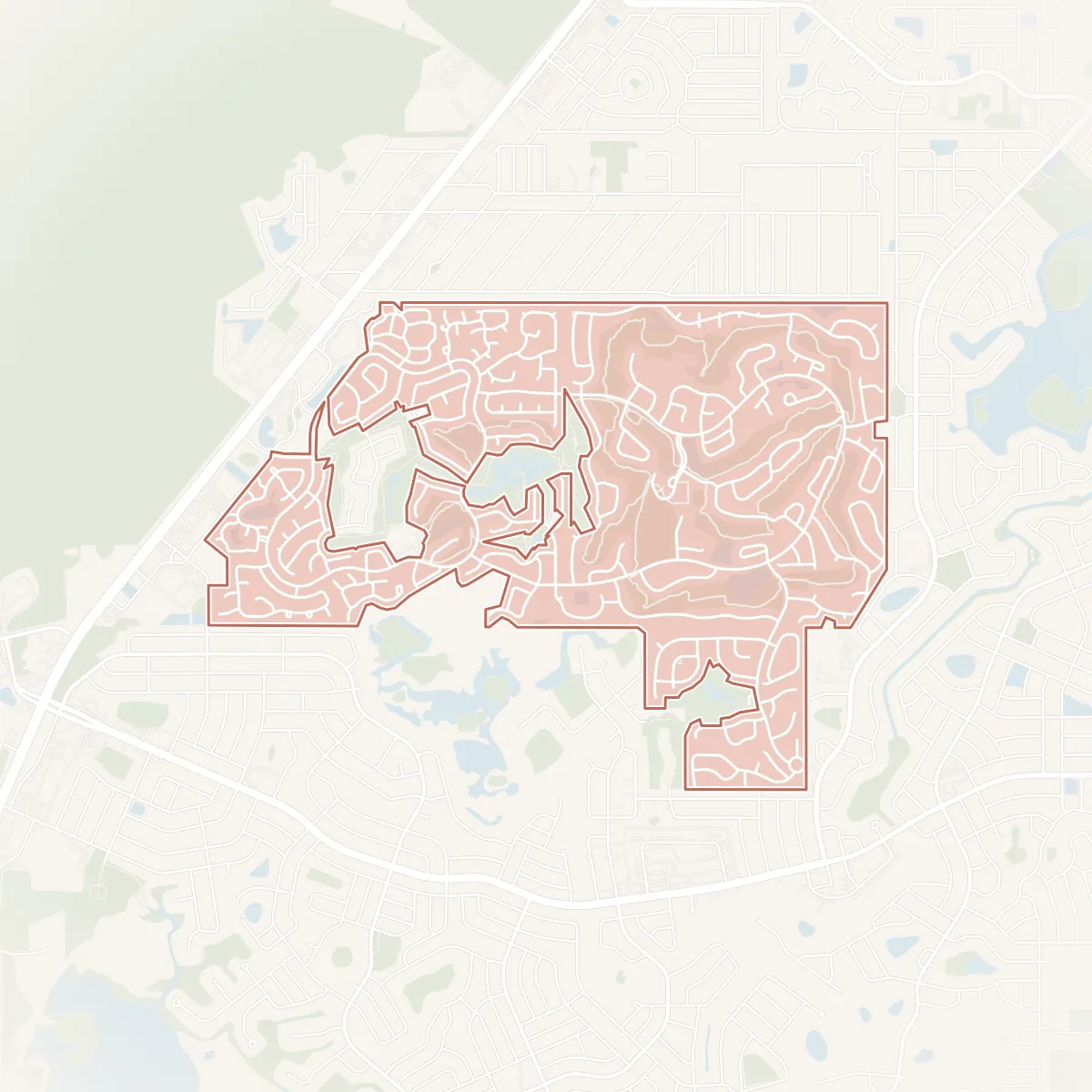 Map of Timber Pines
