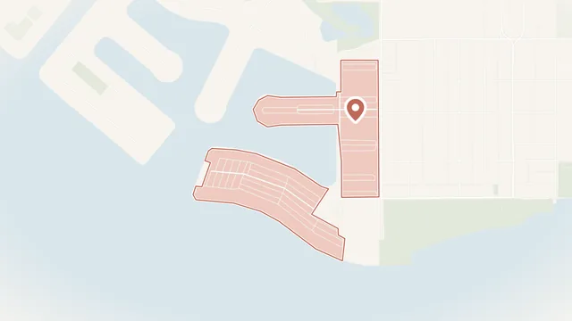 Map of Town Shores of Gulfport