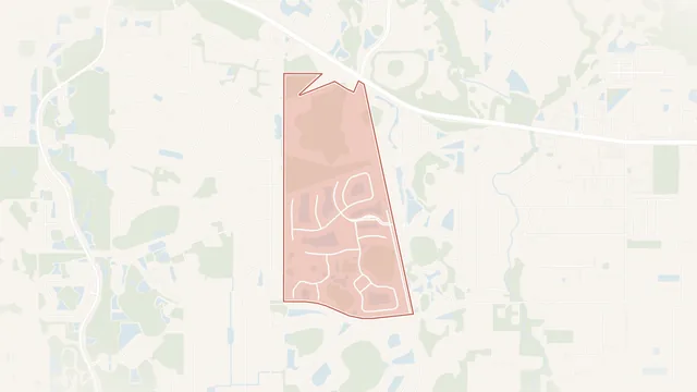 Map of Valencia Ridge