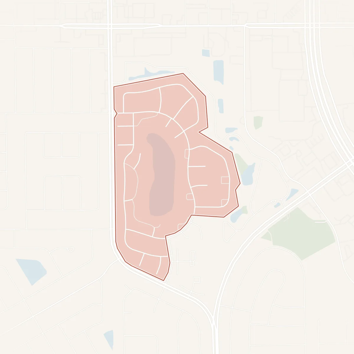 Map of Village on the Green