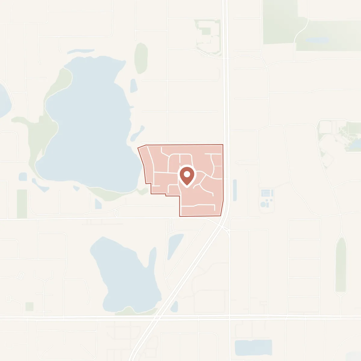 Map of Villas of Lake Arbor